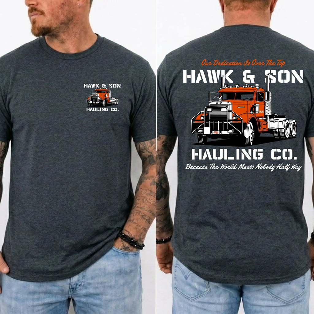 Over The Top Trucker Shirt, Vintage Arm Wrestling Movie TShirt, Classic 80s Graphic Tee, Gift For Truck Drivers, MADE IN USA