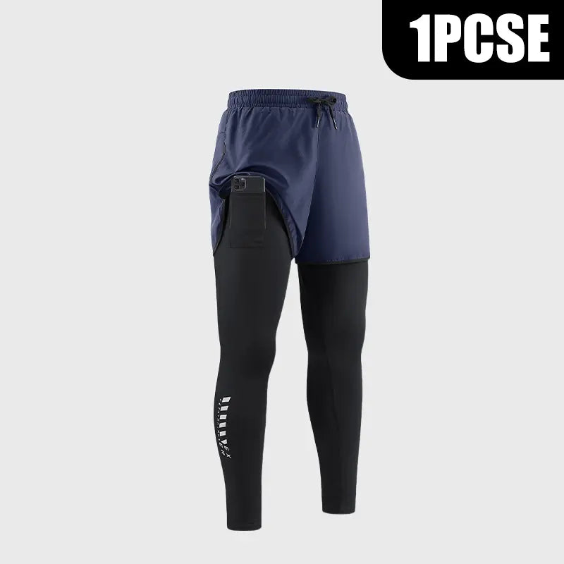 Men's 2-in-1 Compression Shorts | Lightweight Breathable Running Shorts