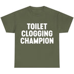 Funny Gag Gift Shirt – Toilet Champion Tee – Humor Graphic T-Shirt