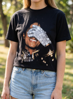 Michael Jackson Glove Graphic T-Shirt Vintage 90s Tee