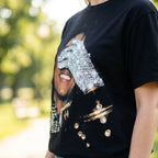 Michael Jackson Glove Graphic T-Shirt Vintage 90s Tee