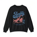 Jaws Amity Island 1975 Unisex Tee, Movie Inspired Gift, Cotton T-Shirt for Film Buffs