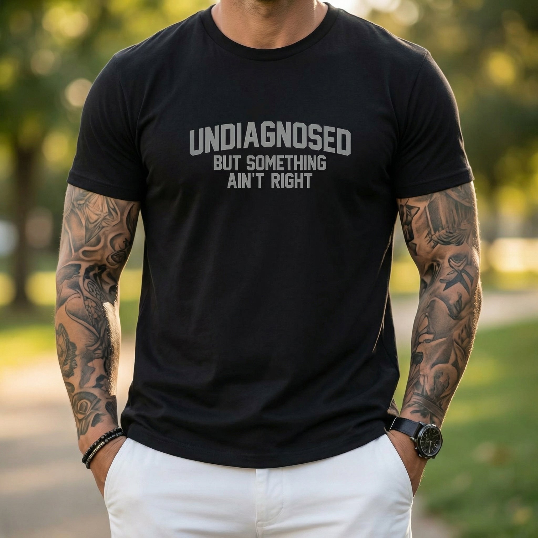 Undiagnosed But Something Right Humor T-Shirt