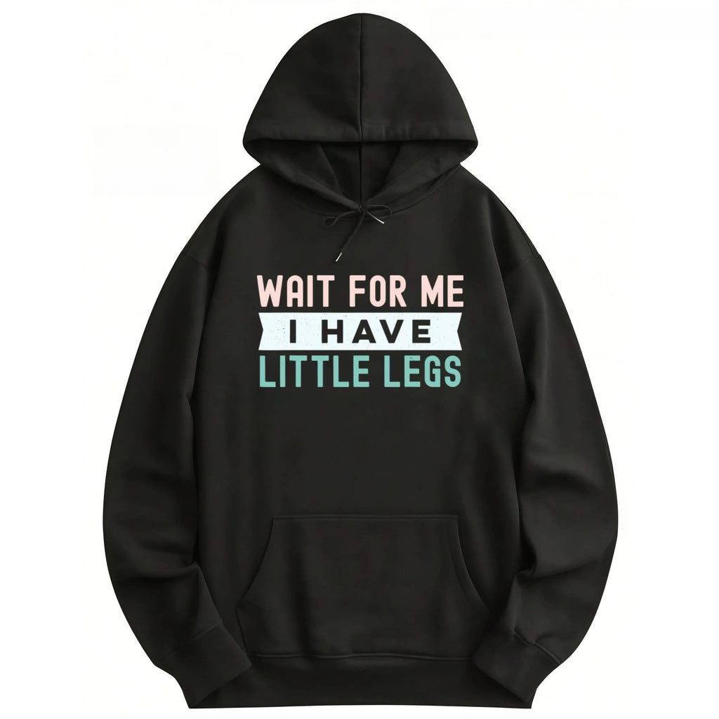 Funny Height Sarcasm Printed Hoodie Long Sleeve Outdoor Wear for Men & Women Soft Fabrics Pop Prints Flattering Cuts
