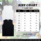 Unisex 90s Graphic Anime Cotton Tank Tops (1/2/3-Pack)