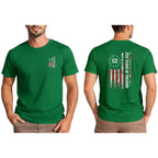 Double-Sided 250th Anniversary American Flag T-Shirt 1776-2026 Patriotic Graphic Tee for Men