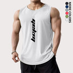 3-Pack Men's Letter Print Basketball Jersey Tank Tops - Breathable Polyester Mesh