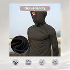 OKP 6-Piece Men's Casual Hoodie Pullovers Blue Black Light Gray Slim Fit Long Sleeve Lightweight UPF Sun Protection Soft Breathable Timeless Classic Versatile Machine Washable Comfort Multi-Occasion Wear Menswear Set Stylish Tops