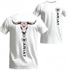 Ariat T-shirt, Crisp Detailing, Daily Wear, Fashion For All Genders