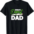 100%25 Cotton World's Dopest Dad Funny Fathers Day T-Shirt