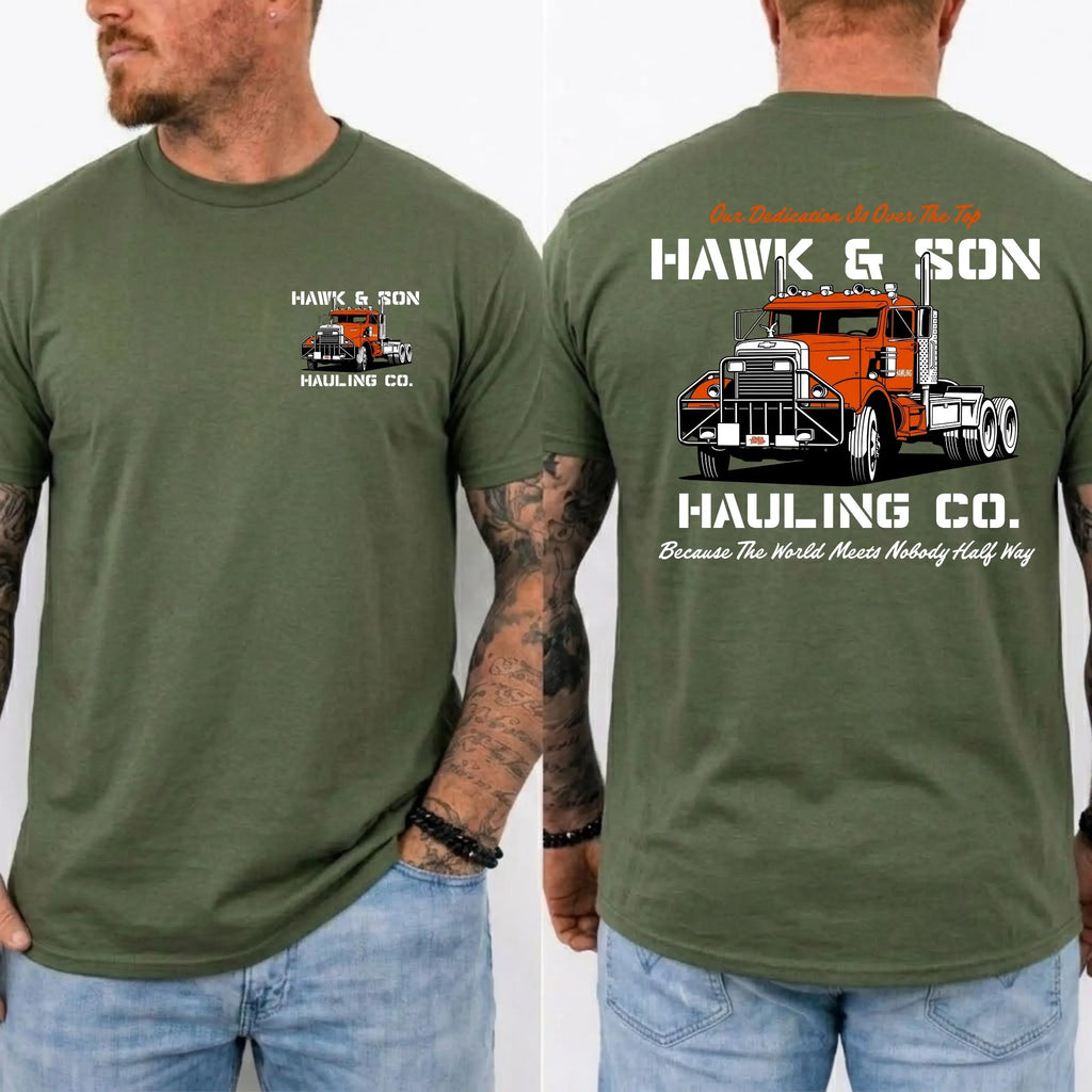 Over The Top Trucker Shirt, Vintage Arm Wrestling Movie TShirt, Classic 80s Graphic Tee, Gift For Truck Drivers, MADE IN USA