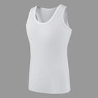 Men's 3PCS Ribbed Knit Tank Tops - Polyester Fabric, Lightweight  Sleeveless Plain Menswear Casual Vests for Gym, Daily Wear, Outdoor Fitness