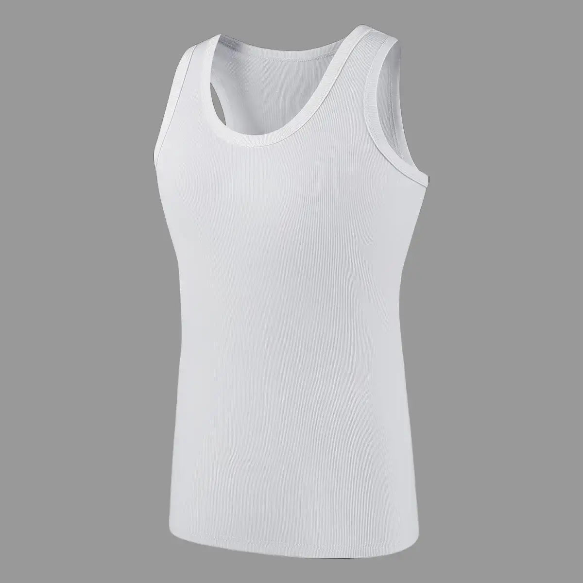 Men's 3PCS Ribbed Knit Tank Tops - Polyester Fabric, Lightweight  Sleeveless Plain Menswear Casual Vests for Gym, Daily Wear, Outdoor Fitness