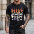100% Cotton Unisex Hiss Funny Cats Kittens Rock Rockin Birthday Gifts Idea T-Shirt