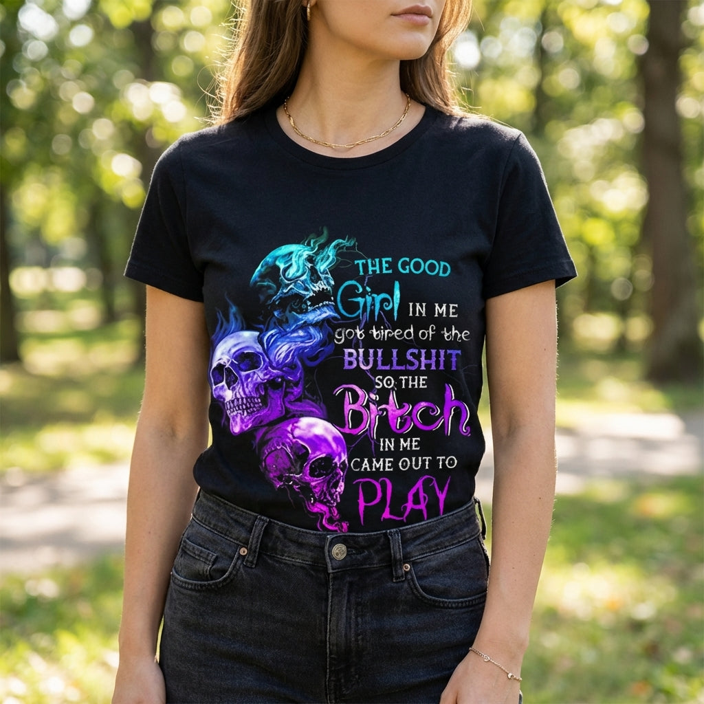 "Good Girl" Attitude Slogan Tee | 100% Pure Cotton