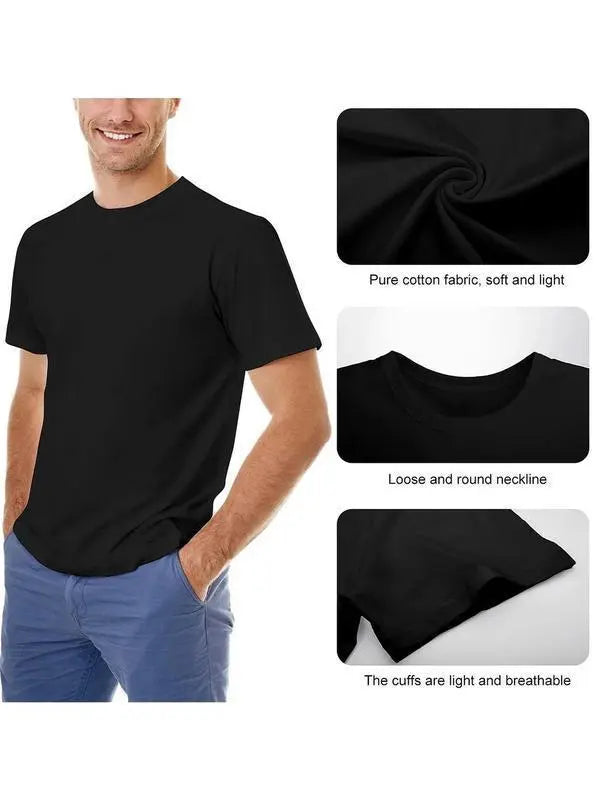 Limited Edition Street Style Holiday T Shirt with Prayers and Cursing Design Comfortable Relaxed Fit Summer Cotton Short Sleeve Tee for Men Dad and Friends