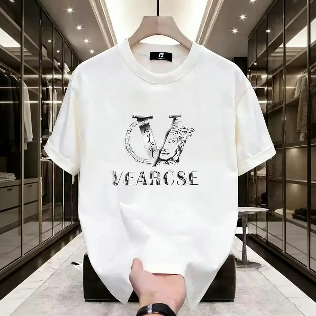 2026 new men's stylish pure cotton round-neck casual printed T-shirt, suitable for both men and women good graphic tees Menswear Soft funny t shirt north west outfits birthday outfit