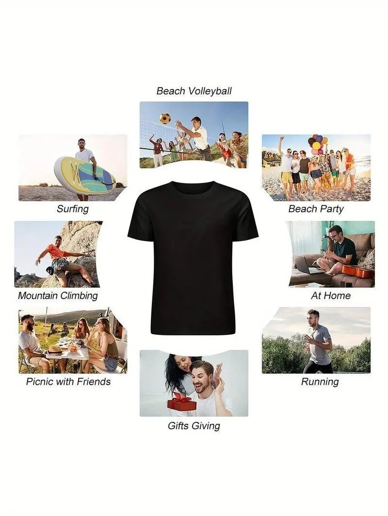 Mens Outdoor Fitness T Shirt Salt Graphic Print Be Careful Who You Trust Slogan Short Sleeve Crew Neck Top Crafted from 200g Cotton with Breathable Stretch Fabric