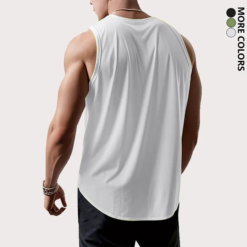 3-Pack Men's Letter Print Basketball Jersey Tank Tops - Breathable Polyester Mesh